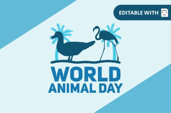 Animal Day Logo: A Versatile Vector for World Animal Day #5