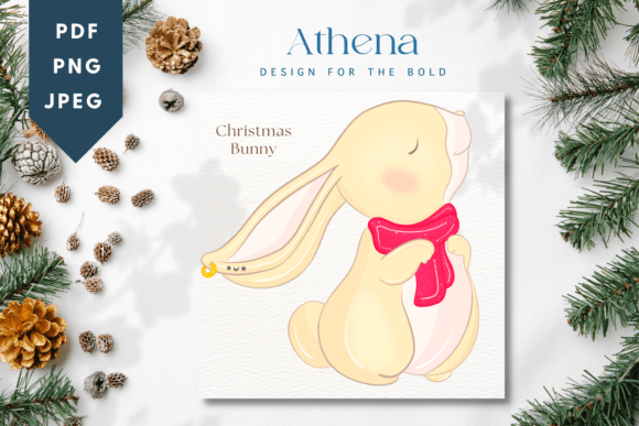 Christmas Bunny | A Cute Baby Animal for Holiday Magic