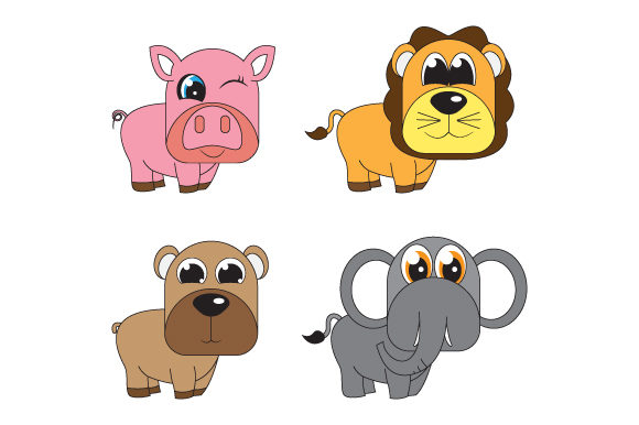 Cute Animal Character Cartoon: A Playful Font for Creative Projects