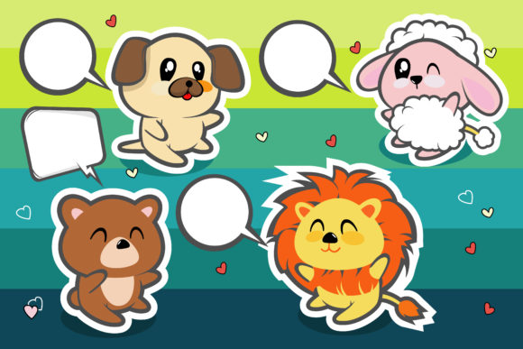 Happy Cute Animal for Design: A Creative Asset for Modern Brands