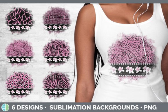 Pink Animal Print Background: A Floral Sublimation Guide