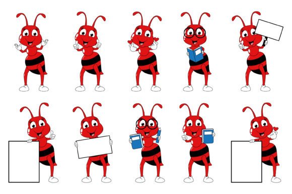 Unlocking the Charm of the Cute Ant Animal Cartoon Illustration
