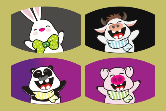 Unlocking the Charm of the Mask Appy Animal Sublimation Vector