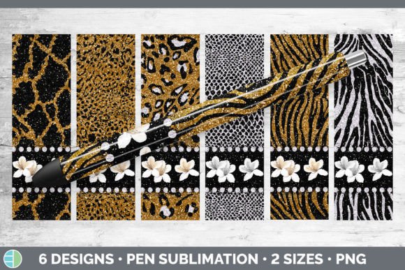 Wildly Creative: Animal Print Pen Wraps | Flower Epoxy Pe Bundle